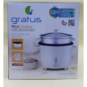 Gratus 2in1 GRC-15500GBC Rice Cooker White 1.5L