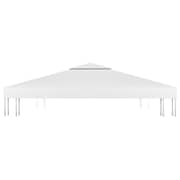 Vidaxl 2-tier Gazebo Top Cover 310 G/m² 3x3 M White