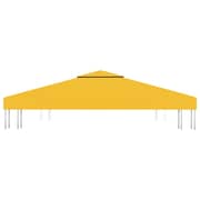Vidaxl 2-tier Gazebo Top Cover 310 G/m² 3x3 M Yellow