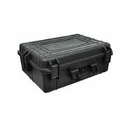 Vidaxl Transport Hard-case Black W/ Foam 35 Liter Capacity
