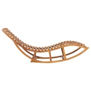 Vidaxl Rocking Sunlounger Solid Teak Wood
