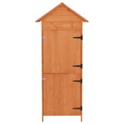 Vidaxl Garden Storage Cabinet Brown 79x49x190 Cm