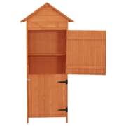 Vidaxl Garden Storage Cabinet Brown 79x49x190 Cm
