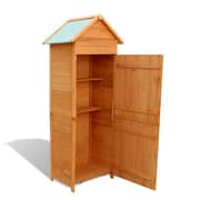 Vidaxl Garden Storage Cabinet Brown 79x49x190 Cm