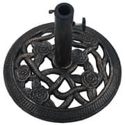 Vidaxl Umbrella Base Black And Bronze 9 Kg 40 Cm Cast Iron