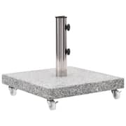 Vidaxl Parasol Base Granite 30 Kg Square Grey