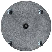 Vidaxl Parasol Base Granite 30 Kg Round Black