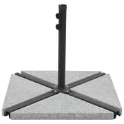 Vidaxl Umbrella Weight Plate Granite 15 Kg Triangular Grey