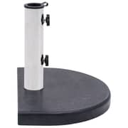 Vidaxl Umbrella Base Black 40x28x4 Cm Granite