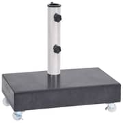 Vidaxl Umbrella Base Black 45x25x8 Cm Granite