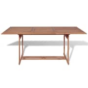 Vidaxl Garden Table 180x90x75 Cm Solid Teak Wood