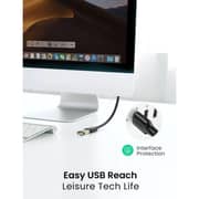 يو جرين USB 3.0 كابل تمديد 1 متر أسود