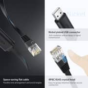 Ugreen USB Type-C to RJ45 Ethernet Cable 1.5m Black