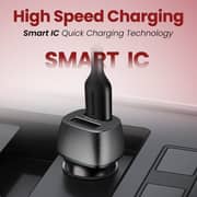 Moxedo Car Charger 3.4a Dual Usb-a Ports Car Socket Charger Cigarette Lighter Adapter Smart Ic Technology With 2 Cables Compatible For Iphone 13/12/11/pro/max/xs/xr/x/10/8/7/6, Ipad, Samsung, Android