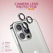 Moxedo Camera Lens Protector, 9h Tempered Glass, Aluminum Alloy Individual Ring Camera Cover Screen Protector Compatible For Iphone 13 6.1 Inch/ 13 Pro Max 6.7 Inch (silver)
