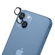 Moxedo Camera Lens Protector, 9h Tempered Glass, Aluminum Alloy Individual Ring Camera Cover Screen Protector Compatible For Iphone 13 6.1 Inch/ 13 Pro Max 6.7 Inch (sierra Blue)