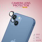 Moxedo Camera Lens Protector, 9h Tempered Glass, Aluminum Alloy Individual Ring Camera Cover Screen Protector Compatible For Iphone 13 6.1 Inch/ 13 Pro Max 6.7 Inch (sierra Blue)