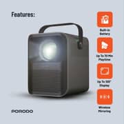 Porodo Portable Projector PD-HDPRJAN