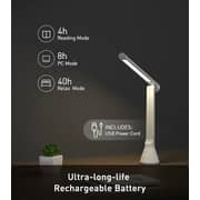 Yeelight LED Folding Desk Lamp Z1 with Portable and USB Rechargeable Eye-friendly Lamp Light - White Color