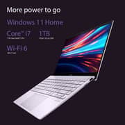 ASUS Zenbook 13 OLED Slim Laptop - 11th Gen Core i7 2.8GHz 16GB 1TB Shared Win11Home 13.3inch FHD OLED Lilac Mist English/Arabic Keyboard UX325EA-OLED0W1W