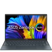ASUS ZenBook 13 OLED (2020) Laptop - 11th Gen / Intel Core i5-1135G7 / 13.3inch FHD OLED / 8GB RAM / 512GB SSD / Shared Intel Iris Xe Graphics / Windows 11 Home / English & Arabic Keyboard / Pine Grey / Middle East Version - [UX325EA-OLED105W]