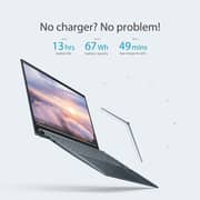 ASUS ZenBook 13 OLED (2020) Laptop - 11th Gen / Intel Core i5-1135G7 / 13.3inch FHD OLED / 8GB RAM / 512GB SSD / Shared Intel Iris Xe Graphics / Windows 11 Home / English & Arabic Keyboard / Pine Grey / Middle East Version - [UX325EA-OLED105W]