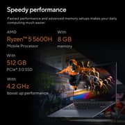 ASUS VivoBook S 14 Flip OLED (2021) Laptop - AMD Ryzen 5-5600H / 14inch WUXGA / 8GB RAM / 512GB SSD / Shared AMD Radeon Graphics / Windows 11 Home / English & Arabic Keyboard / Cool Silver / Middle East Version - [TN3402QA-LZ074W]