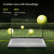 ASUS VivoBook 15 OLED (2020) Laptop - 11th Gen / Intel Core i7-1165G7 / 15.6inch FHD OLED / 16GB RAM / 1TB SSD / 2GB NVIDIA GeForce MX350 Graphics / Windows 11 Home / English & Arabic Keyboard / Silver / Middle East Version - [K513EQ-OLED007W]