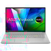 ASUS VivoBook 15 OLED (2020) Laptop - 11th Gen / Intel Core i5-1135G7 / 15.6inch FHD OLED / 8GB RAM / 512GB SSD / 2GB NVIDIA GeForce MX350 Graphics / Windows 11 Home / English & Arabic Keyboard / Silver / Middle East Version - [K513EQ-OLED005W]