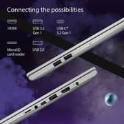 ASUS VivoBook 15 OLED (2020) Laptop - 11th Gen / Intel Core i5-1135G7 / 15.6inch FHD OLED / 8GB RAM / 512GB SSD / Shared Intel UHD Graphics / Windows 11 Home / English & Arabic Keyboard / Silver / Middle East Version - [K513EA-OLED005W]