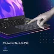 ASUS (2019) Laptop - Intel Celeron-N4020 / 14inch HD / 4GB RAM / 128GB SSD / Shared Intel UHD Graphics 600 / Windows 11 Home / English & Arabic Keyboard / Peacock Blue / Middle East Version - [E410MA-BV2205WS]
