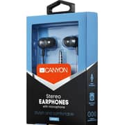 Canyon Sep-3 Stereo Earphones With Microphone Metallic Shell