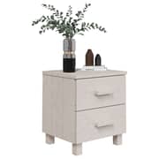 Vidaxl Bedside Cabinets 2 Pcs White 40x35x44.5 Cm Solid Pinewood