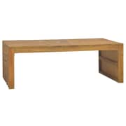 Vidaxl Coffee Table Erosion Solid Teak Wood 110x60x38 Cm