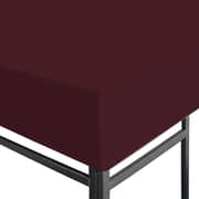 Vidaxl Gazebo Top Cover 310 G/m² 3x3 M Bordeaux