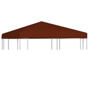 Vidaxl Gazebo Top Cover 310 G/m² 3x3 M Terracota