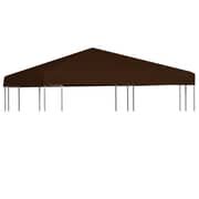 Vidaxl Gazebo Top Cover 310 G/m² 3x3 M Brown