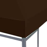 Vidaxl Gazebo Top Cover 310 G/m² 3x3 M Brown