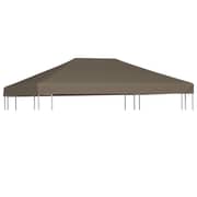 Vidaxl Gazebo Top Cover 310 G/m² 3x3 M Taupe