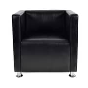 Vidaxl Cube Armchair Black Faux Leather