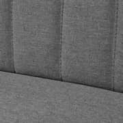 244070 Vidaxl Sofa Fabric 117x55,5x77 Cm Light Grey