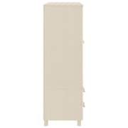 vidaXL Wardrobe HAMAR Honey Brown 99x45x137 cm Solid Wood Pine