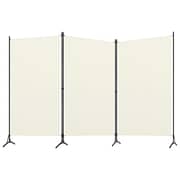 Vidaxl 3-panel Room Divider Cream White 260x180 Cm