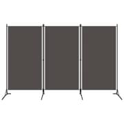 Vidaxl 3-panel Room Divider Anthracite 260x180 Cm