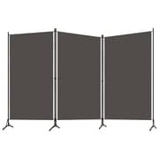 Vidaxl 3-panel Room Divider Anthracite 260x180 Cm