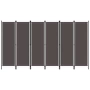 Vidaxl 6-panel Room Divider Anthracite 300x180 Cm