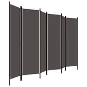 Vidaxl 6-panel Room Divider Anthracite 300x180 Cm