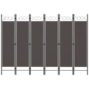 Vidaxl 6-panel Room Divider Anthracite 240x180 Cm