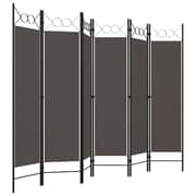 Vidaxl 6-panel Room Divider Anthracite 240x180 Cm