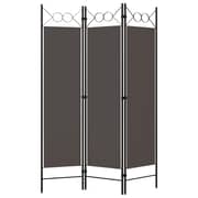 Vidaxl 3-panel Room Divider Anthracite 120x180 Cm